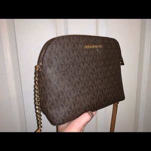 Authentic Michael Kors Dome Crossbody Purse